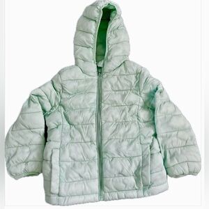 Urban Republic Mint Packable Puffer Jacket, Girls Size 4 (S)